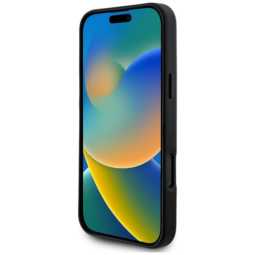 Aston Martin iPhone 16 Pro Max - HC FW Logo - MagSafe Σκληρή Θήκη με Πλαίσιο Σιλικόνης - Black