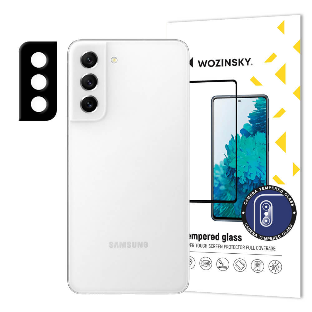 Wozinsky Samsung Galaxy S21 FE Αντιχαρακτικό Γυαλί 9H για την Κάμερα - Black