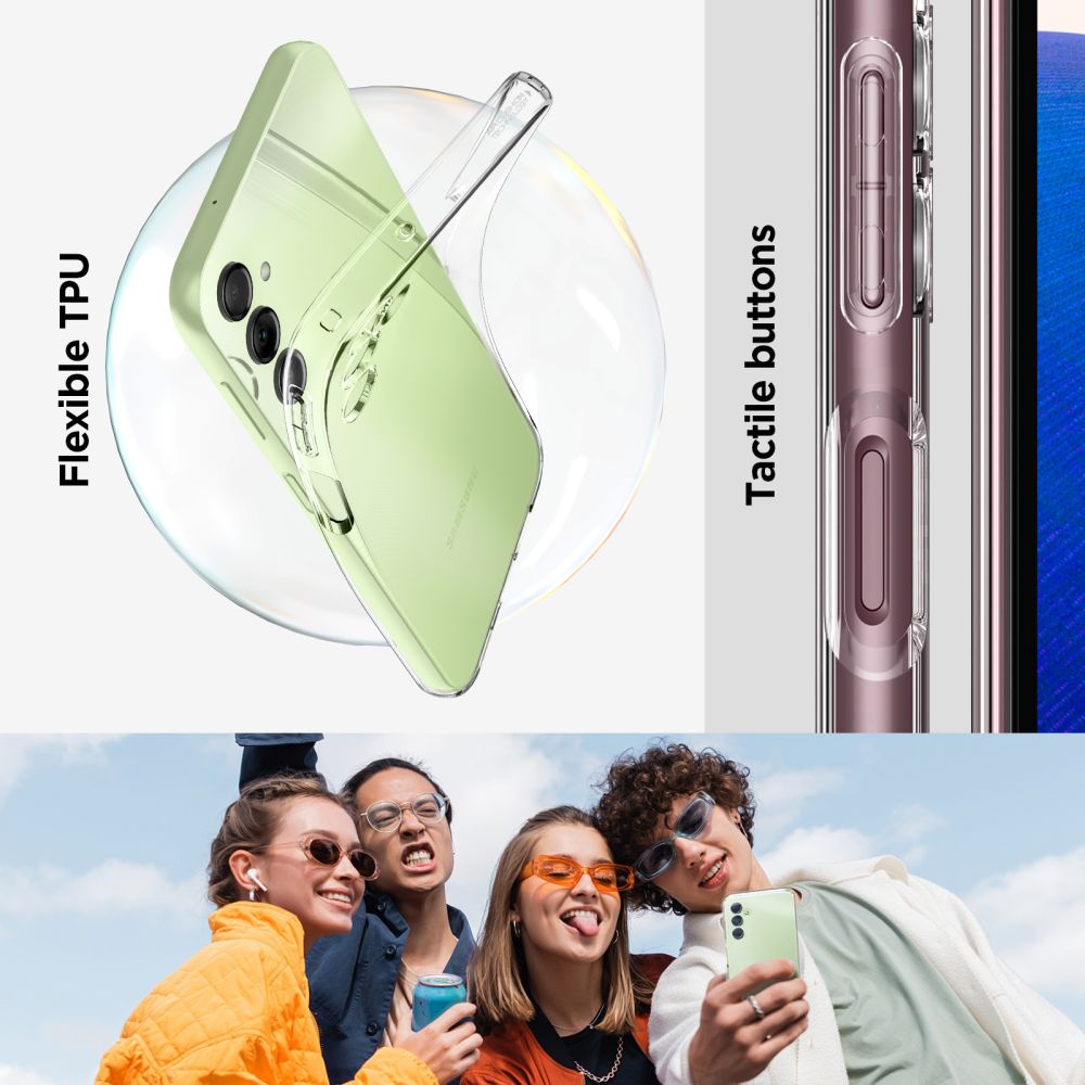 Spigen Samsung Galaxy A14 5G Liquid Crystal Θήκη Σιλικόνης - Crystal Clear