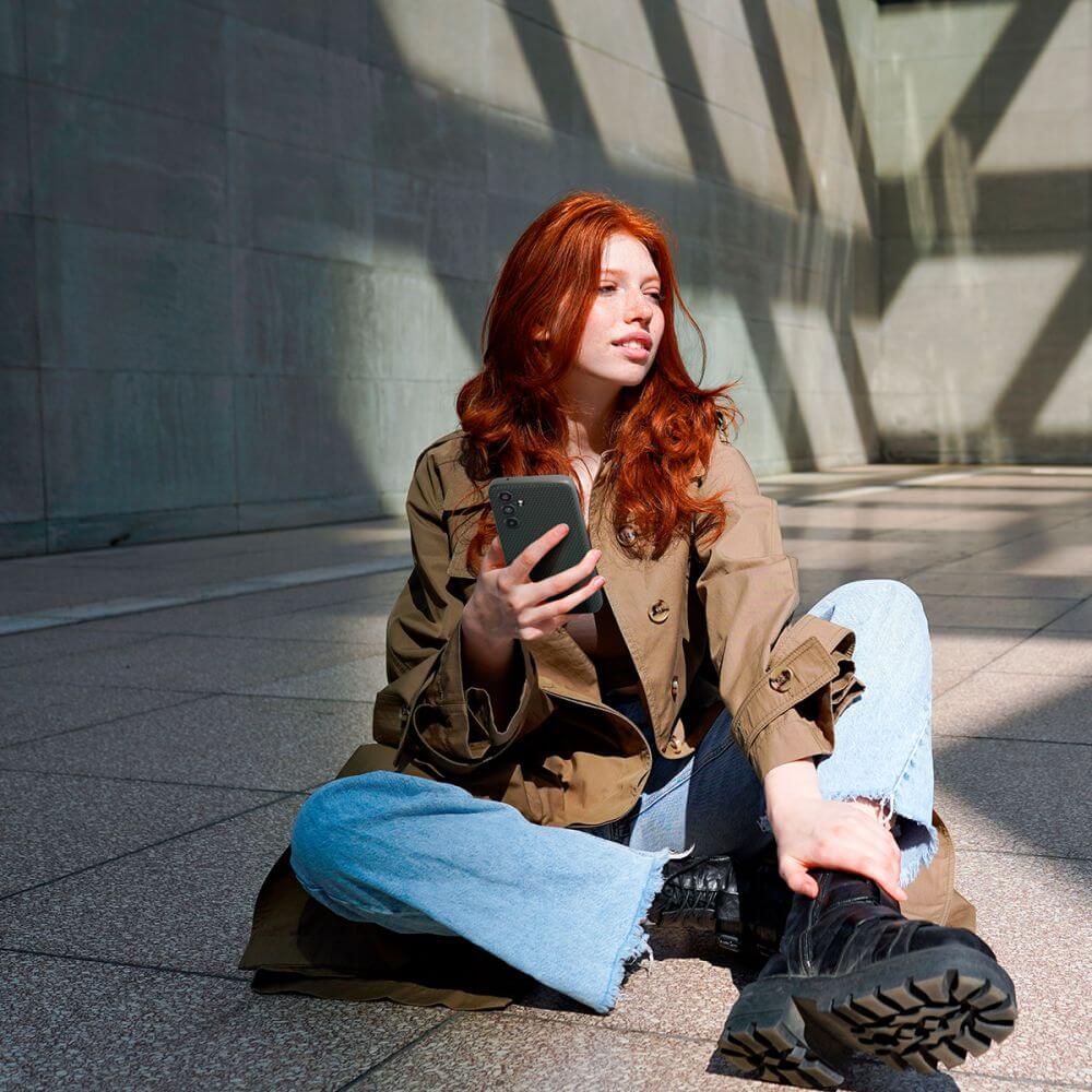 Spigen Samsung Galaxy A54 5G Liquid Air Θήκη Σιλικόνης - Abyss Green