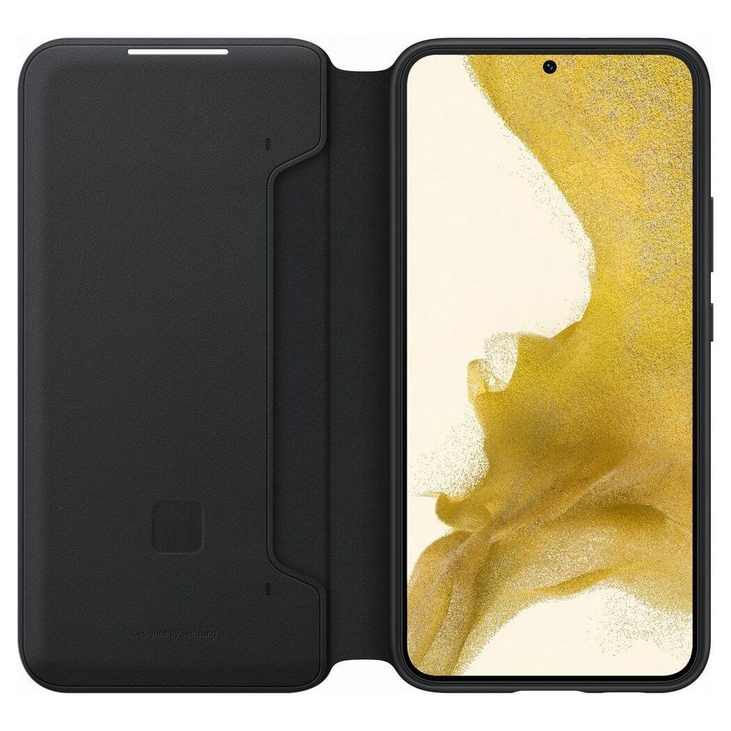 Samsung LED View Cover Samsung Galaxy S22 Plus Θήκη Βιβλίο - Black - EF-NS906PBEGEE