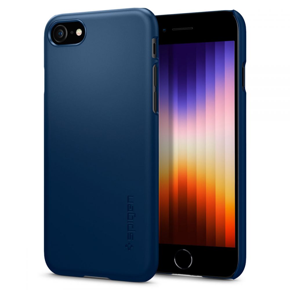 Spigen iPhone SE 2022 / SE 2020 / 7 / 8 Thin Fit Σκληρή Θήκη - Navy Blue