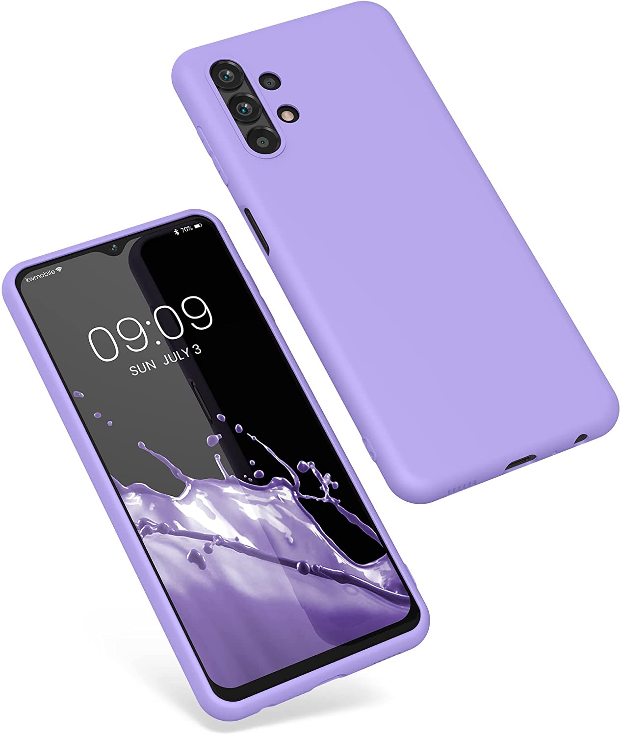 KW Samsung Galaxy A13 4G Θήκη Σιλικόνης TPU - Purple - 57805.222
