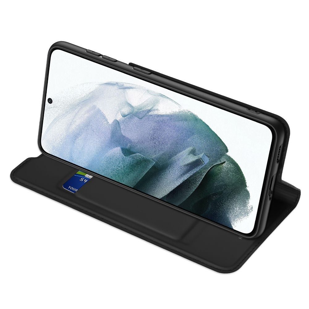 Dux Ducis Samsung Galaxy S21 FE Flip Stand Case Θήκη Βιβλίο - Black