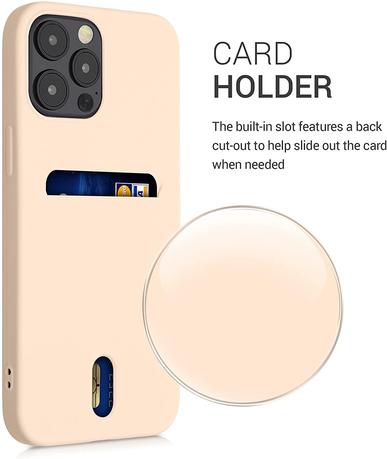 KW iPhone 12 Pro Max Θήκη Σιλικόνης TPU - Buttercream - 54514.210