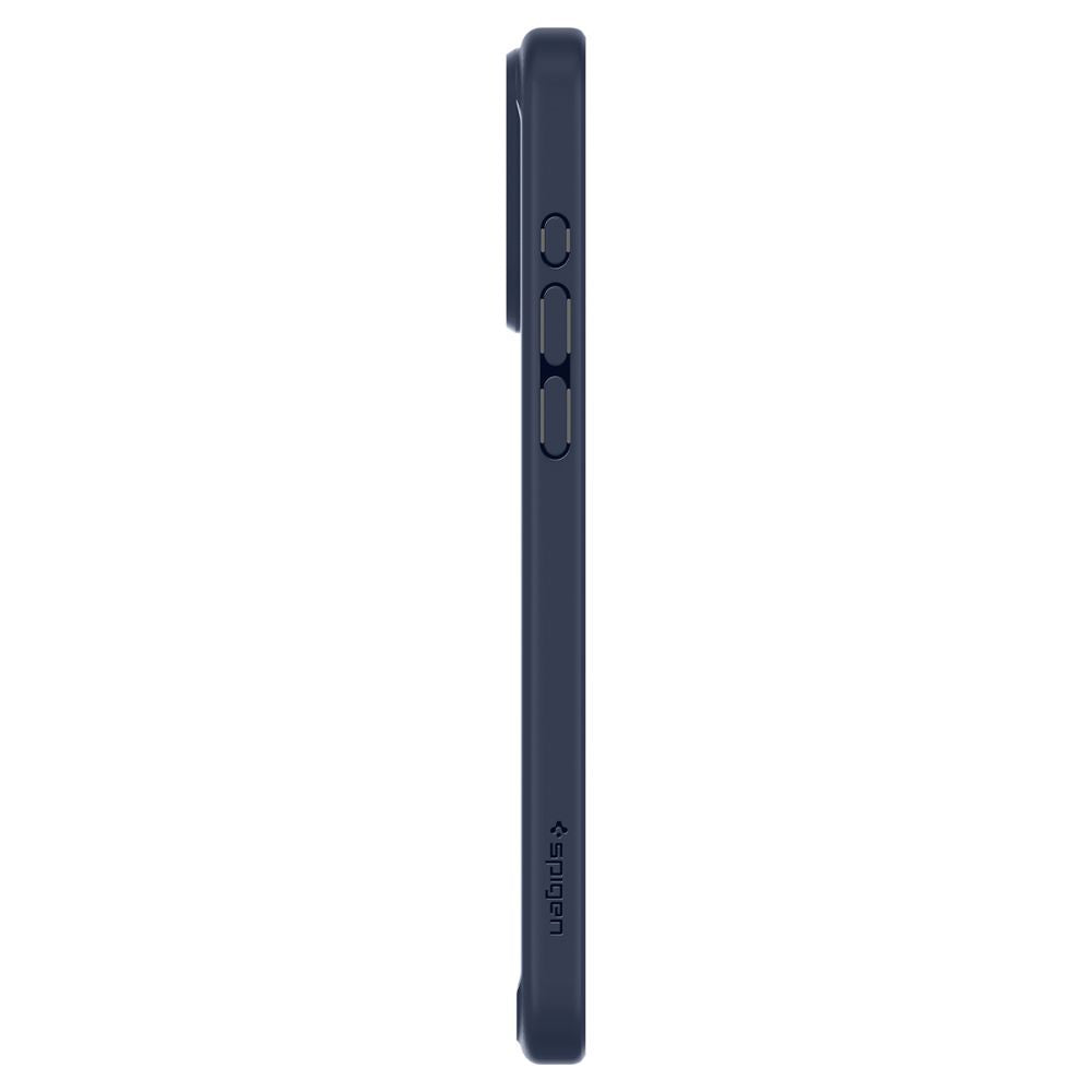 Spigen iPhone 15 Pro Ultra Hybrid Σκληρή Θήκη με Πλαίσιο Σιλικόνης - Navy Blue