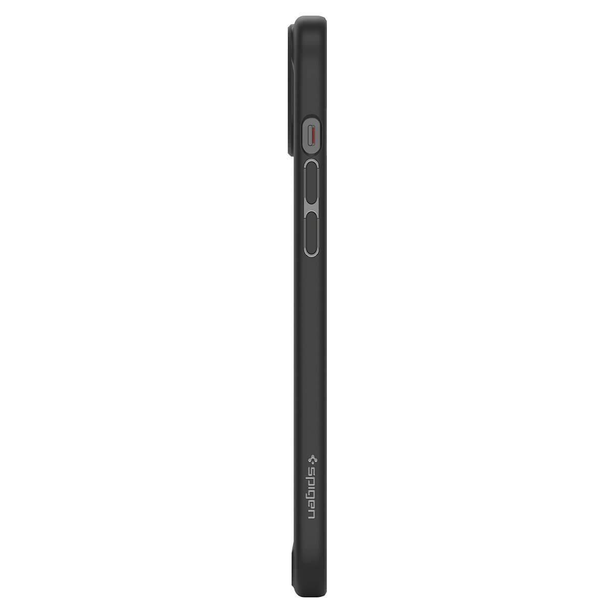 Spigen iPhone 15 Plus Crystal Hybrid Σκληρή Θήκη με Πλαίσιο Σιλικόνης - Matte Black