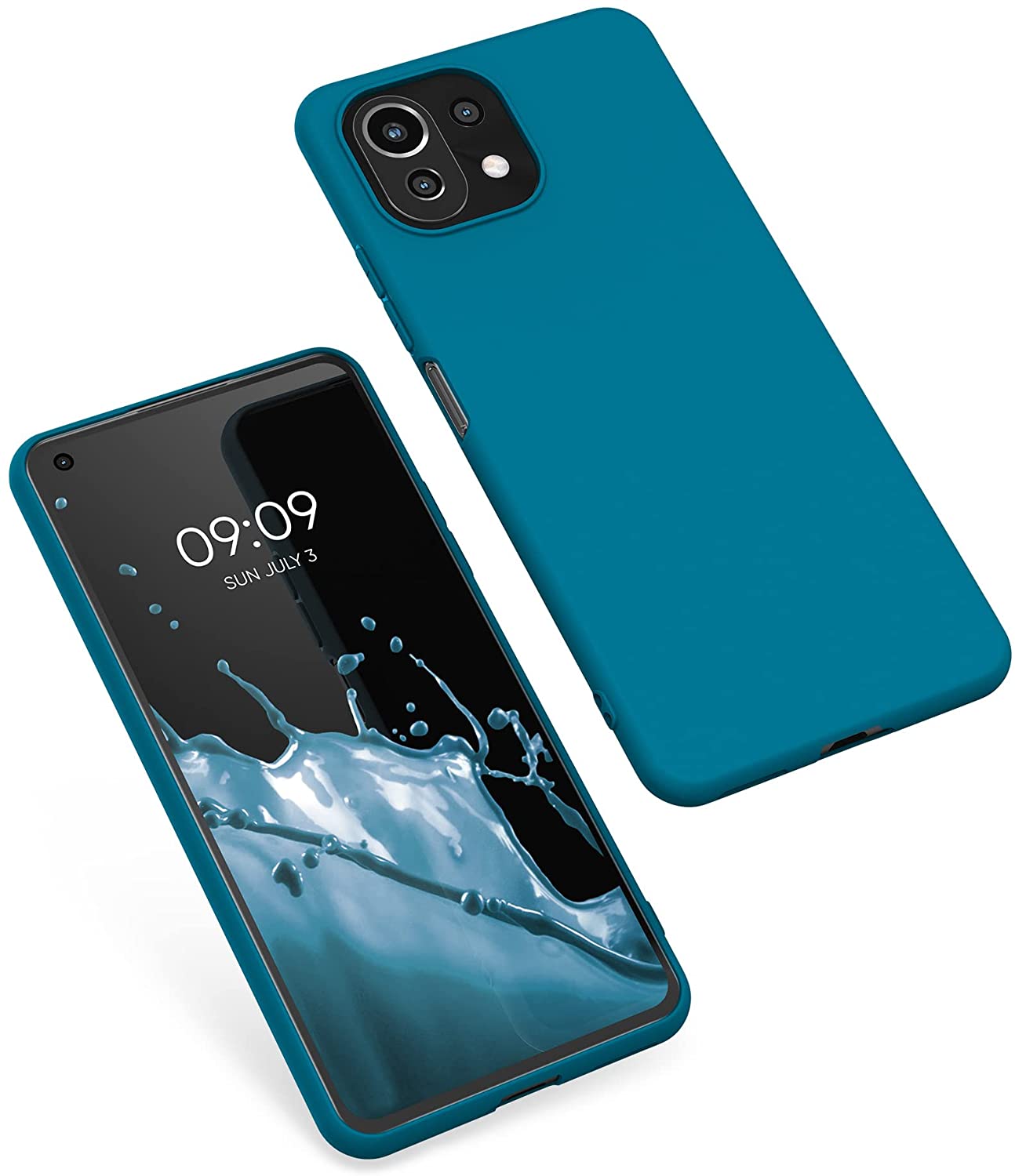 KW Xiaomi Mi 11 Lite / Mi 11 Lite 5G Θήκη Σιλικόνης TPU - Caribbean Blue - 54726.224