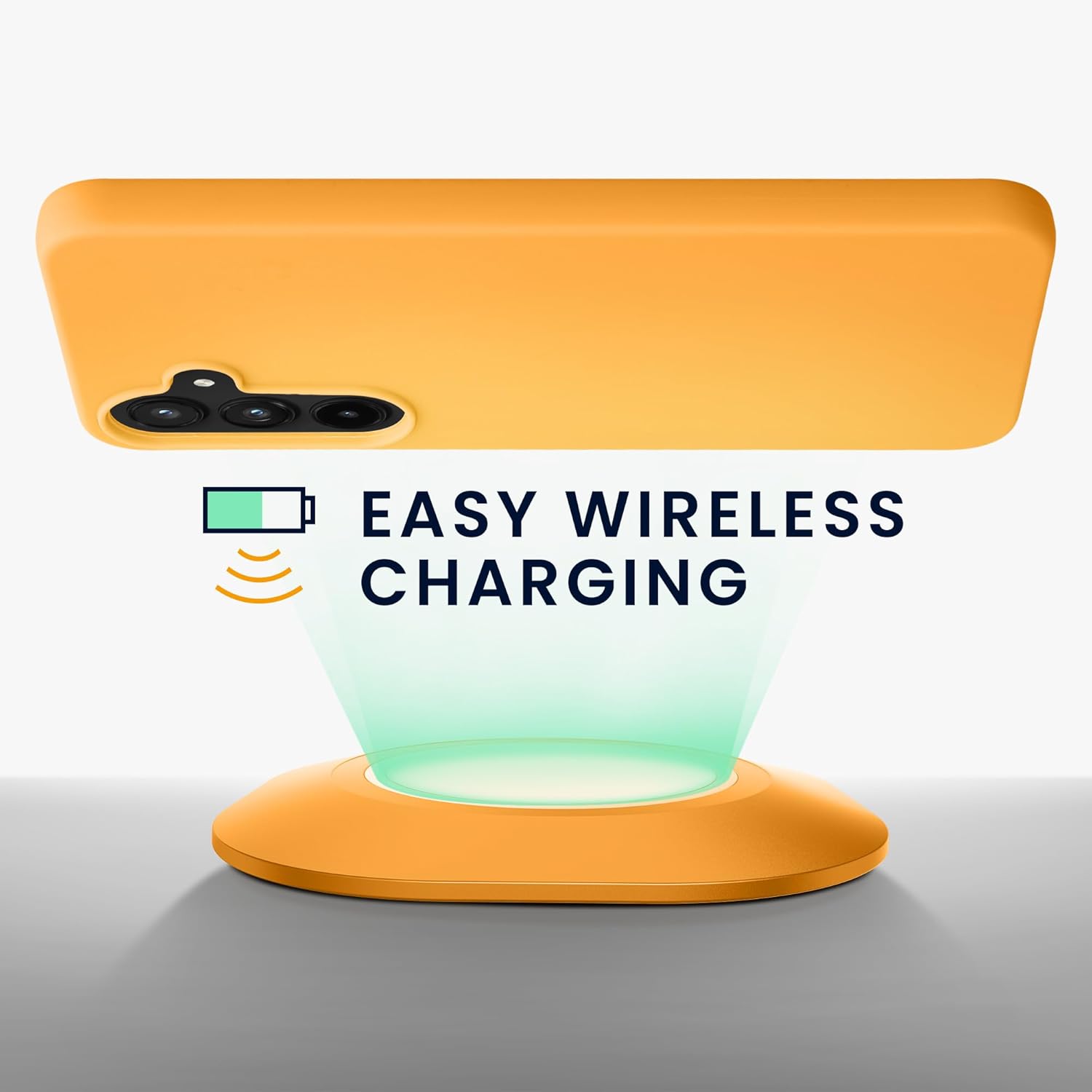 KW Samsung Galaxy A55 5G Λεπτή Θήκη Σιλικόνης TPU - Fruity Orange