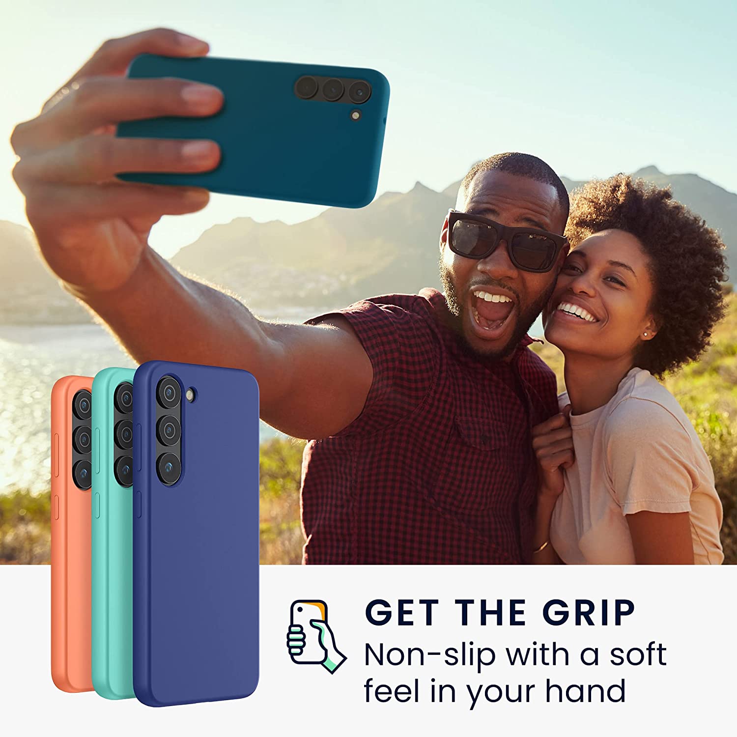 KW Samsung Galaxy S23 Plus Θήκη Σιλικόνης Rubberized TPU - Petrol Matt - 60274.57