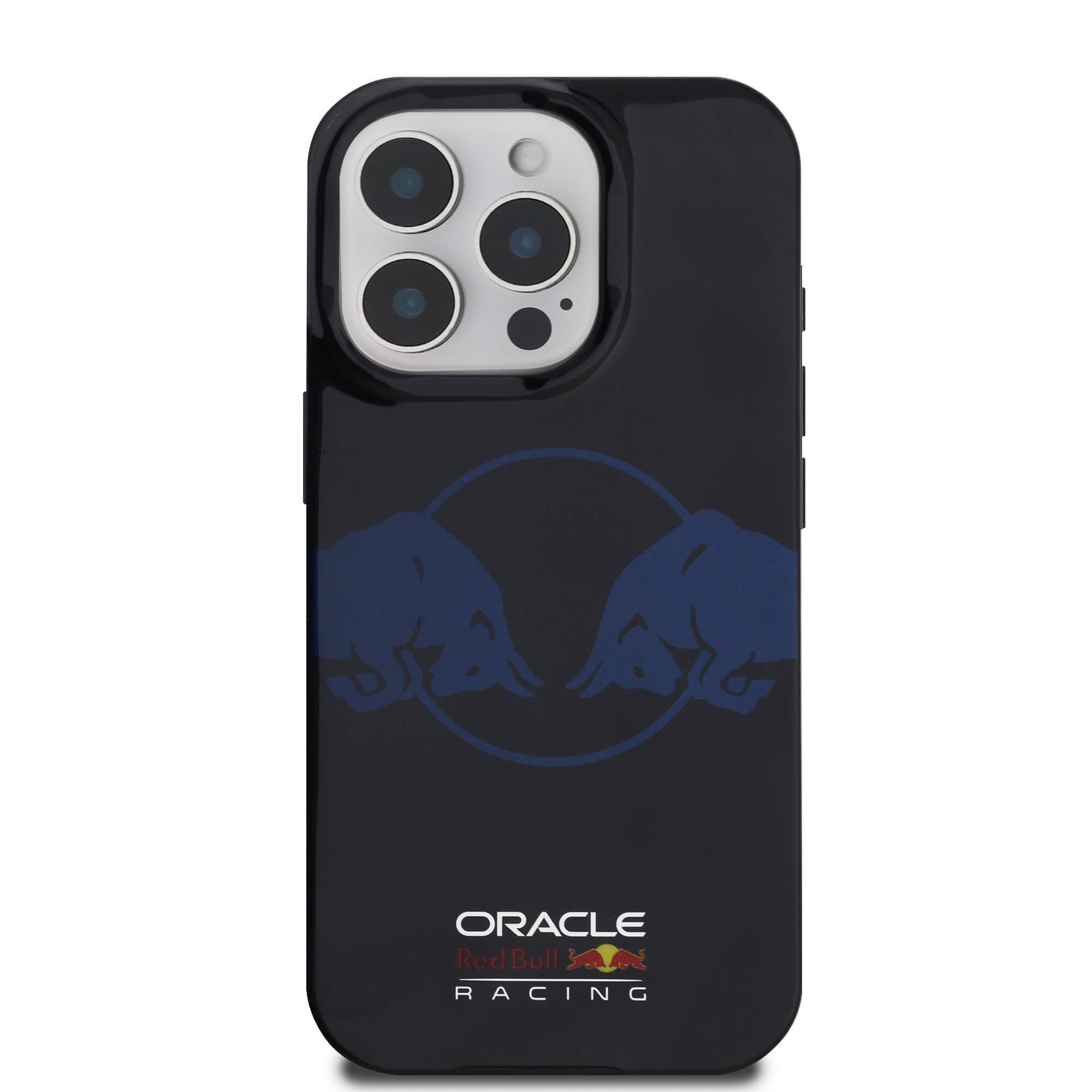 Red Bull iPhone 16 Pro Max - IML Two Bulls - MagSafe Σκληρή Θήκη με Πλαίσιο Σιλικόνης - Navy - RBHMP16X24HIDBV
