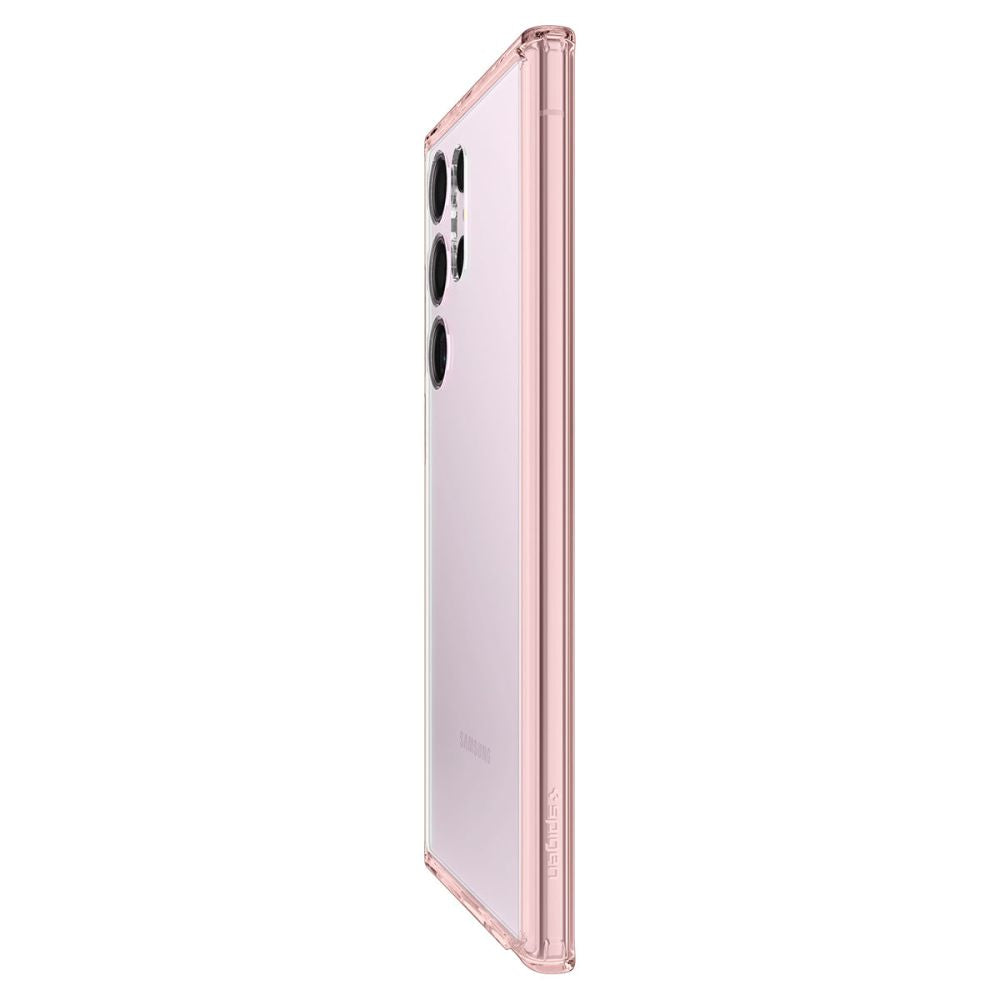 Spigen Samsung Galaxy S23 Ultra - Ultra Hybrid Σκληρή Θήκη με Πλαίσιο Σιλικόνης - Rose Crystal