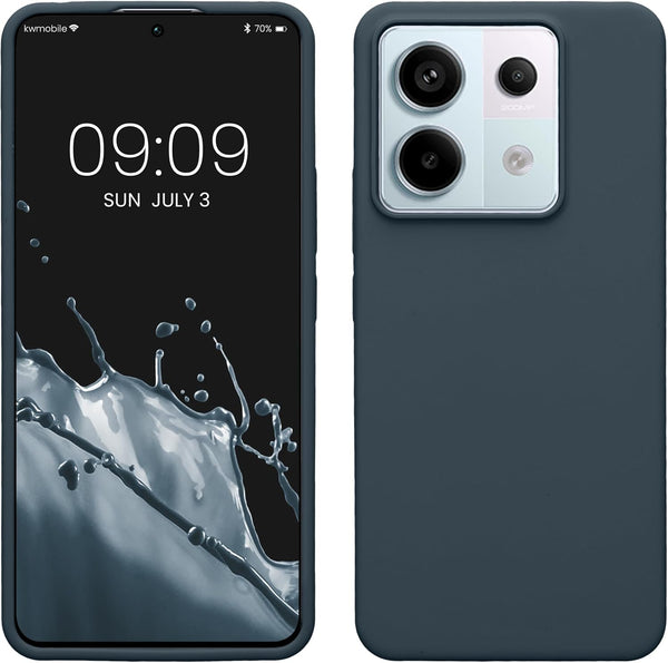 KW Xiaomi Redmi Note 13 Pro 5G / Poco X6 5G Θήκη Σιλικόνης Rubberized TPU - Dark Slate