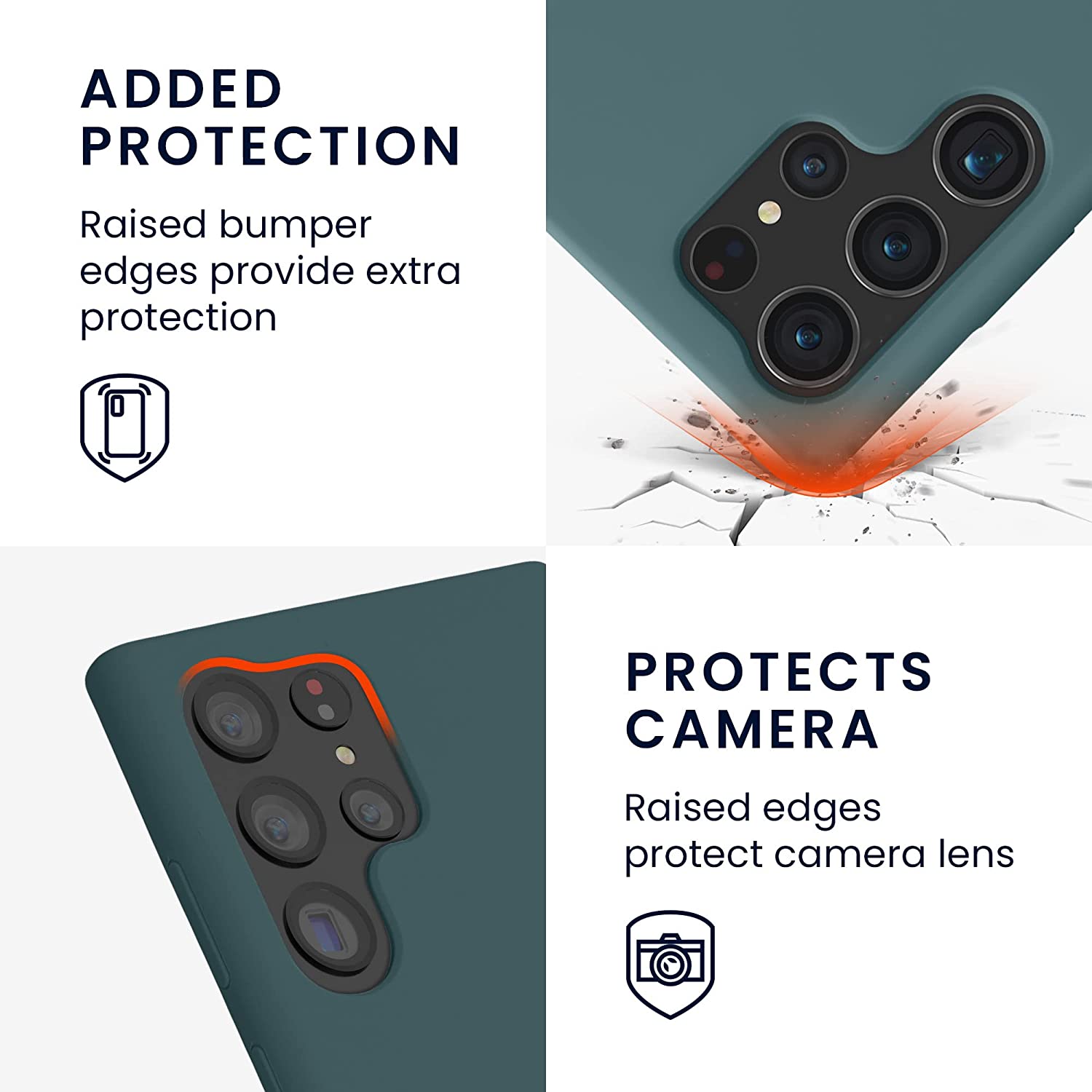 KW Samsung Galaxy S23 Ultra Θήκη Σιλικόνης Rubberized TPU - Arctic Night - 60275.207