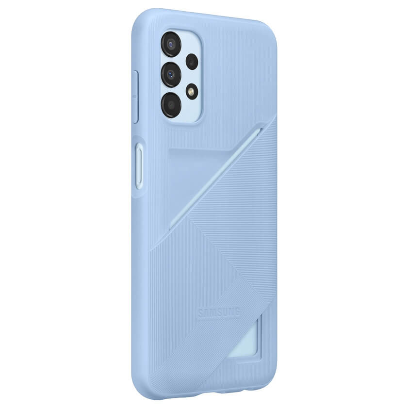 Samsung Card Slot Cover Samsung Galaxy A13 4G Θήκη Σιλικόνης με Υποδοχή για Κάρτα - Blue - EF-OA135TLEGWW