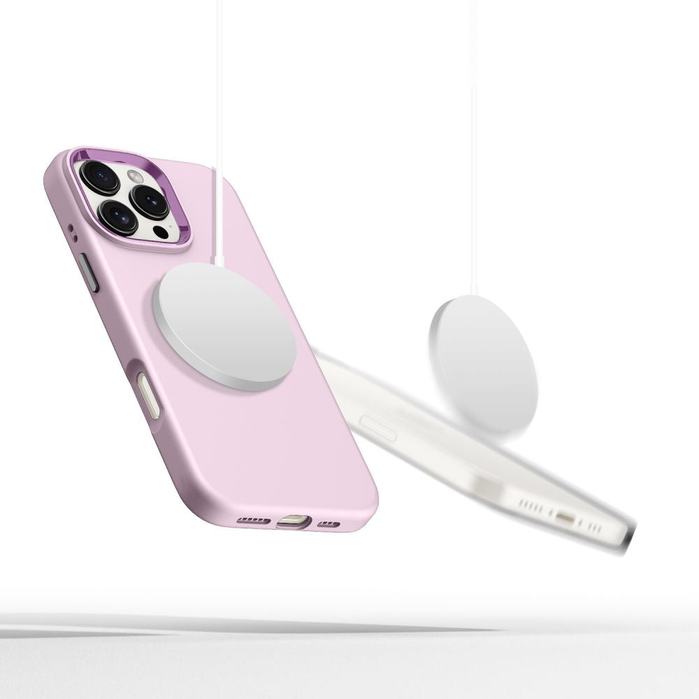 Tech-Protect iPhone 16 Pro Silicone Pure Θήκη Σιλικόνης TPU με MagSafe - Pink Pearl