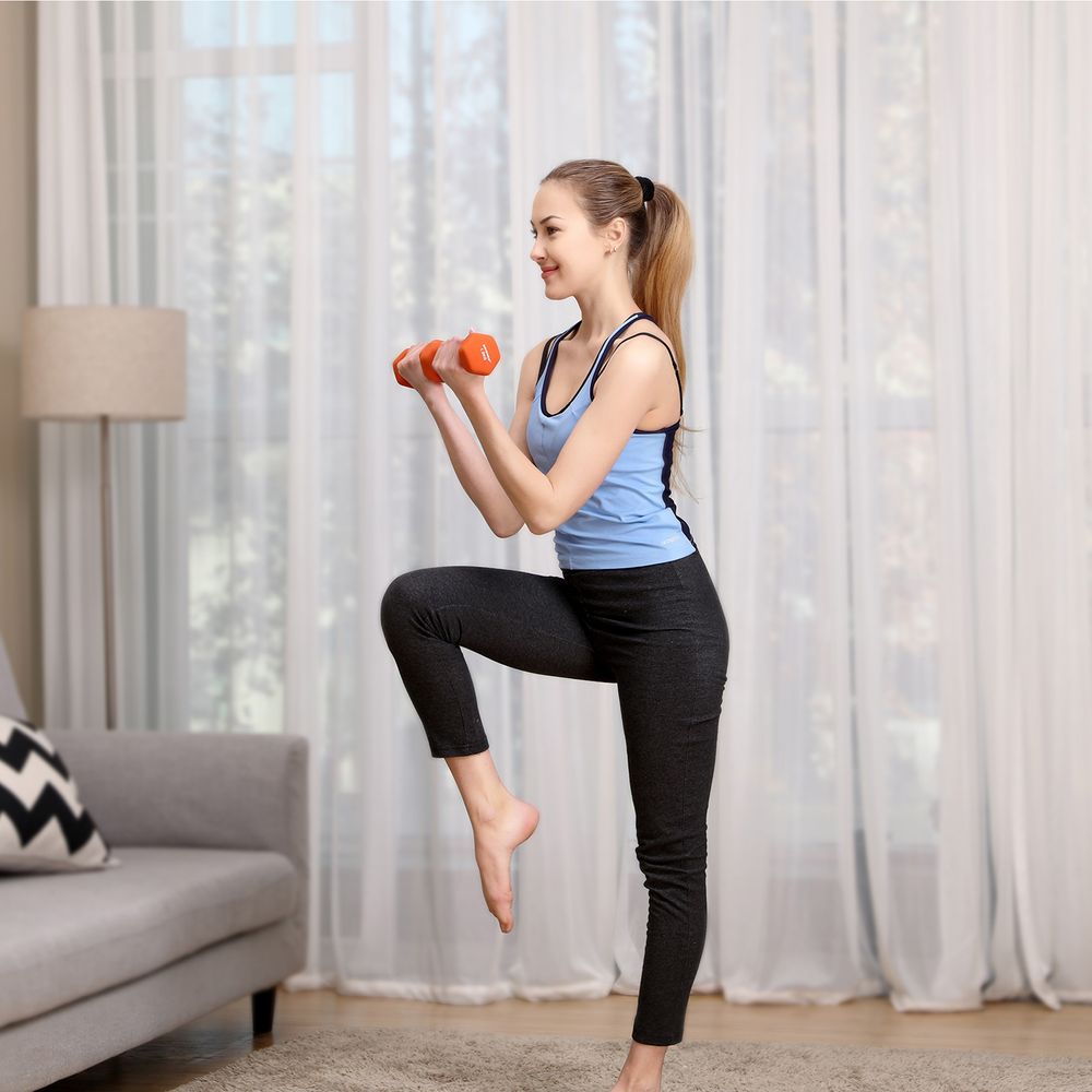 Songmics Σετ με 2 Βαράκια - 1,5 kg - Orange - SYL63OG