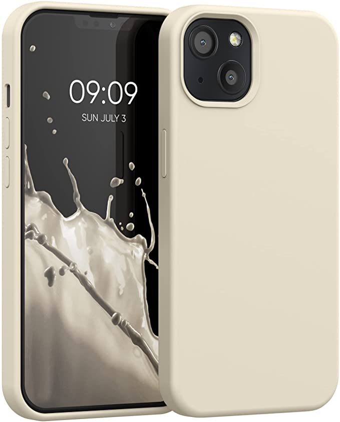 KW iPhone 13 Θήκη Σιλικόνης Rubberized TPU - Moon Glow - 55878.204