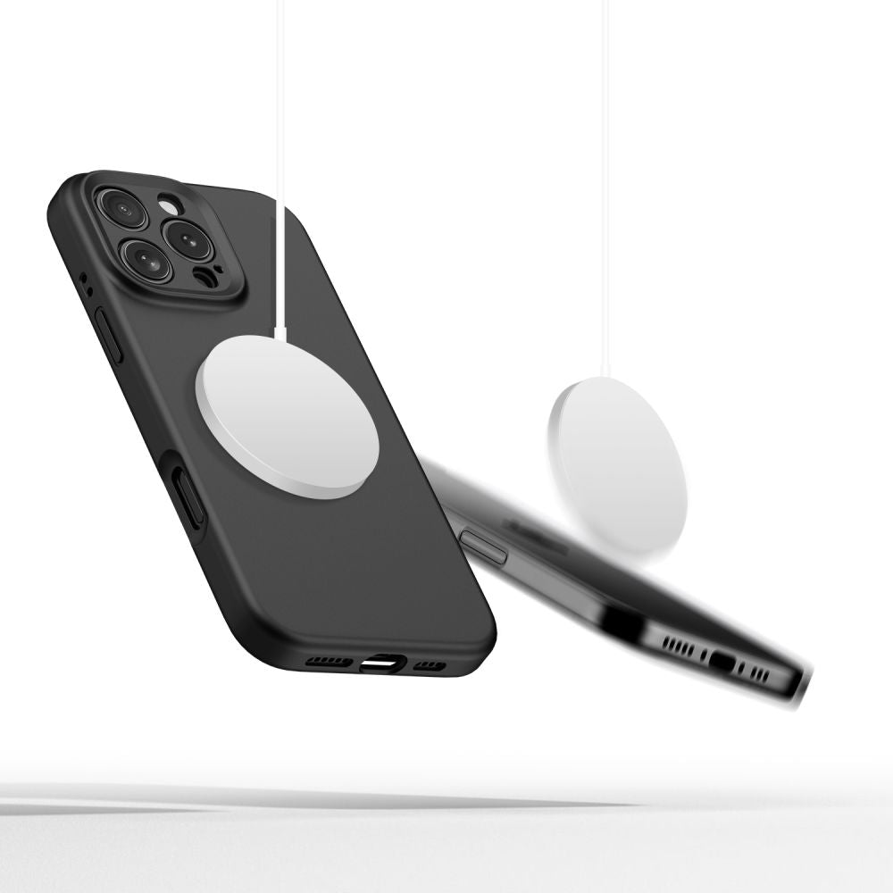 Tech-Protect iPhone 16 Pro Liquid Silicone - MagSafe Θήκη Σιλικόνης TPU - Black