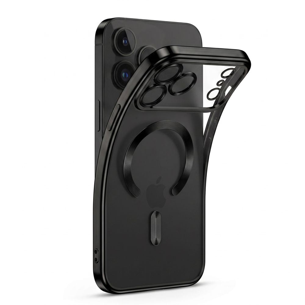 Tech-Protect iPhone 18 Pro / iPhone 17 Pro - Θήκη Σιλικόνης TPU με MagSafe - MagFlex - Shiny Black