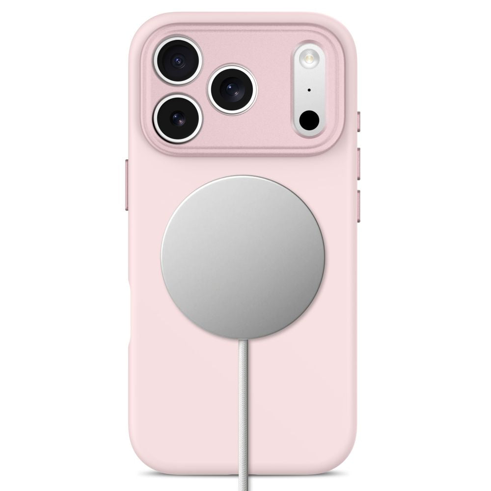 Tech-Protect iPhone 18 Pro / iPhone 17 Pro - Σκληρή Θήκη με Πλαίσιο Σιλικόνης και MagSafe - Uniq MagSafe CC - Soft Pink