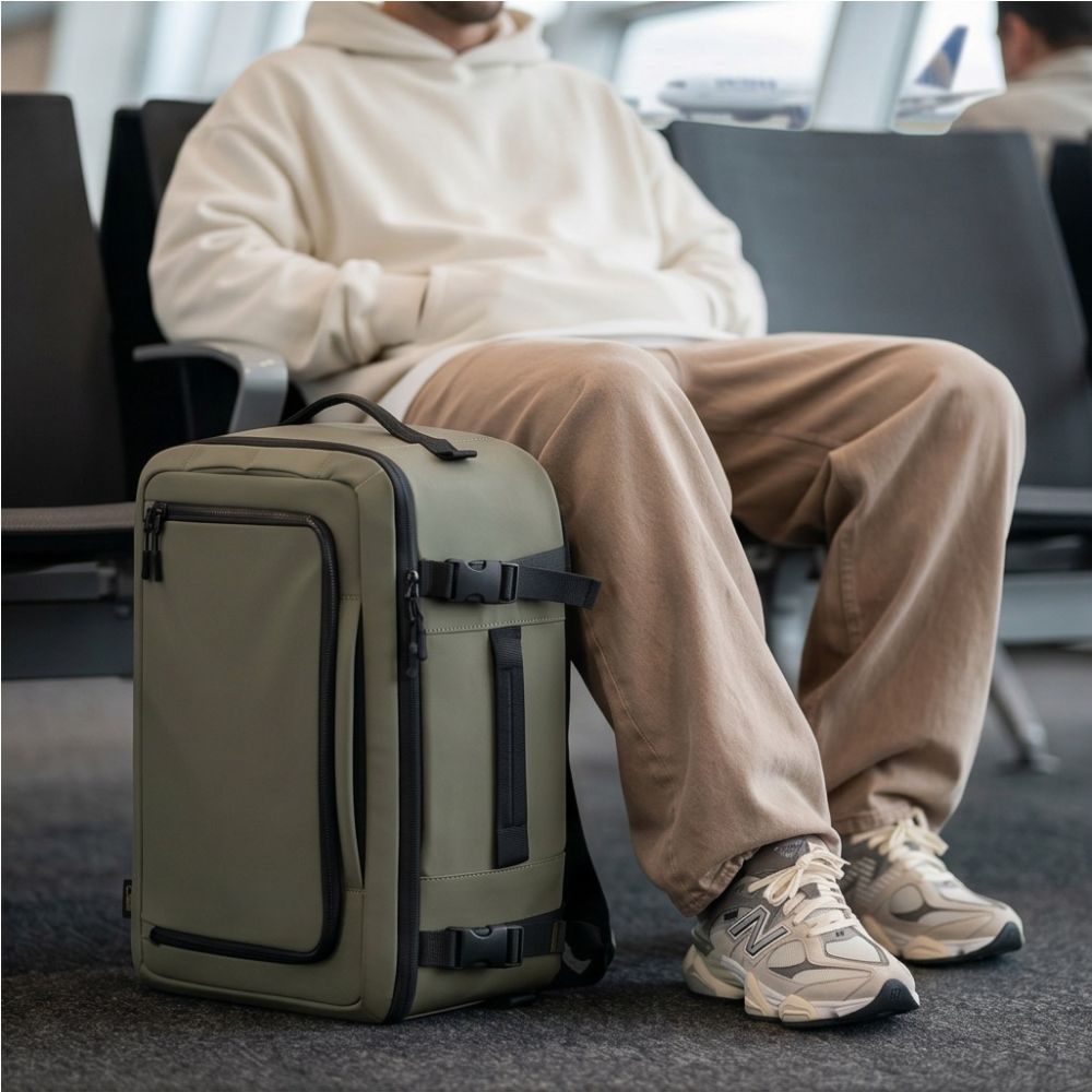 Tech-Protect Σακίδιο Καμπίνας για Laptop - 20L - Defender S50 - Olive Green
