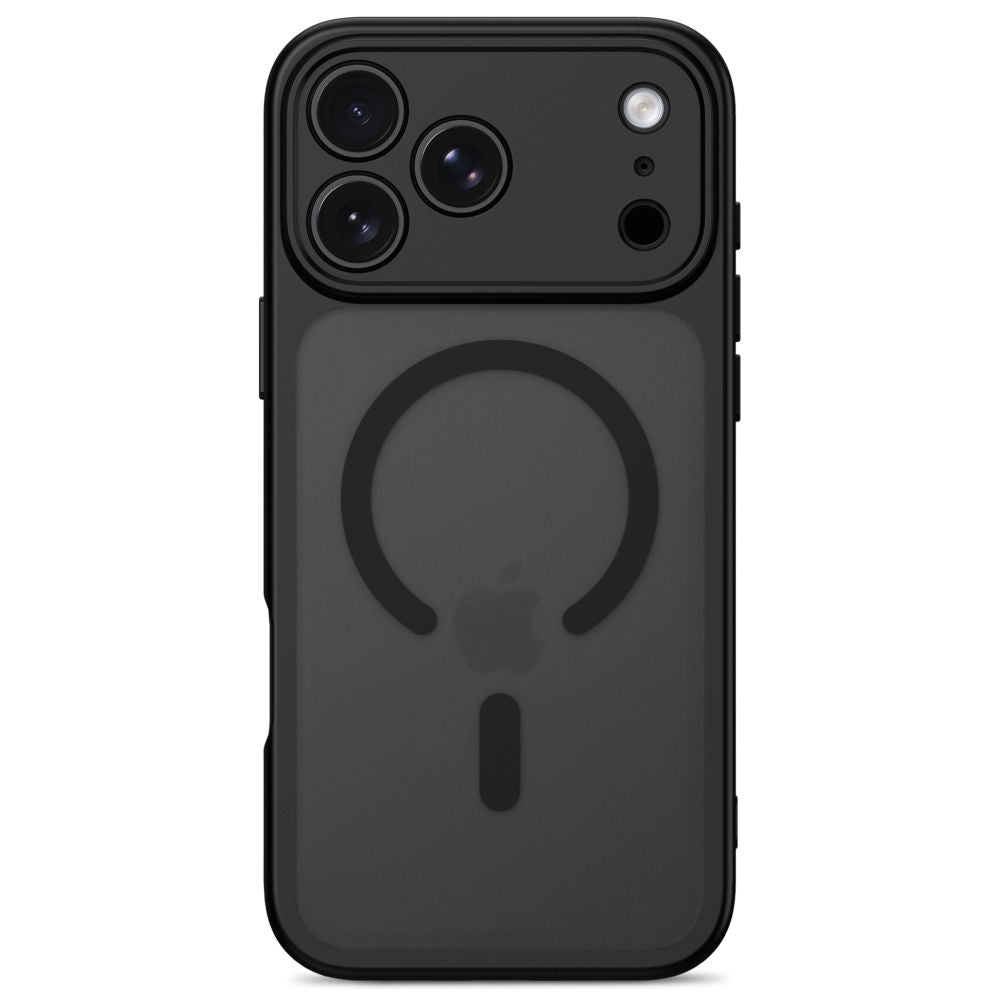 Tech-Protect iPhone 17 Pro / 18 Pro - Σκληρή Θήκη με Πλαίσιο Σιλικόνης και MagSafe - BasicMag - Matte Black