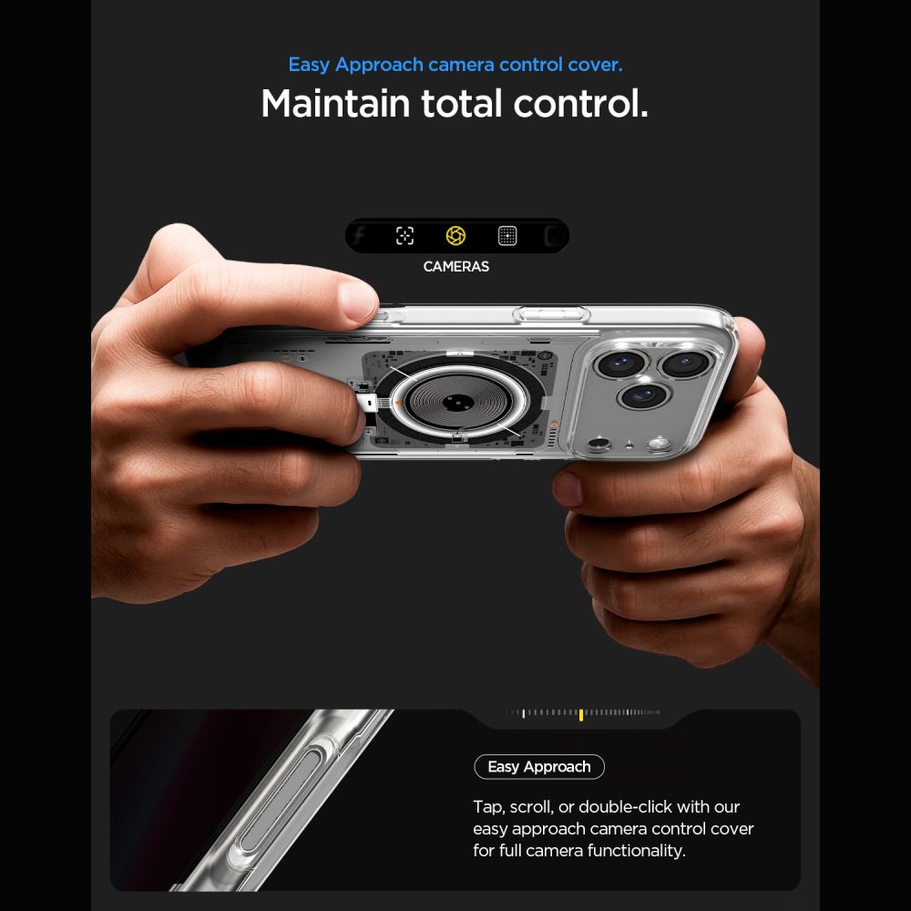 Spigen iPhone 18 Pro Max / iPhone 17 Pro Max - Σκληρή Θήκη με Πλαίσιο Σιλικόνης Και MagSafe - Ultra Hybrid Mag - Neo One