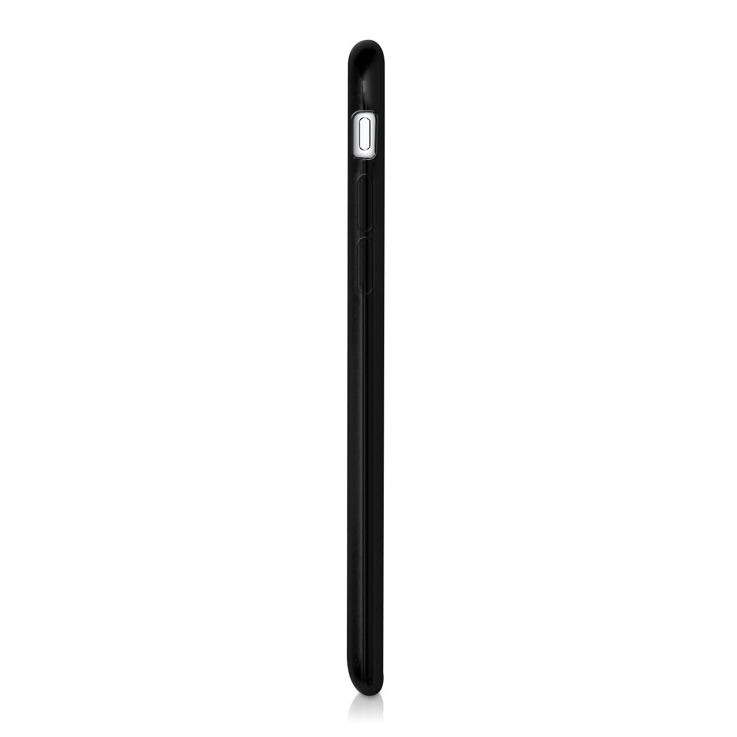 KW iPhone SE 2022 / SE 2020 / 7 / 8 Θήκη Σιλικόνης TPU - Black Matt - 39458.01