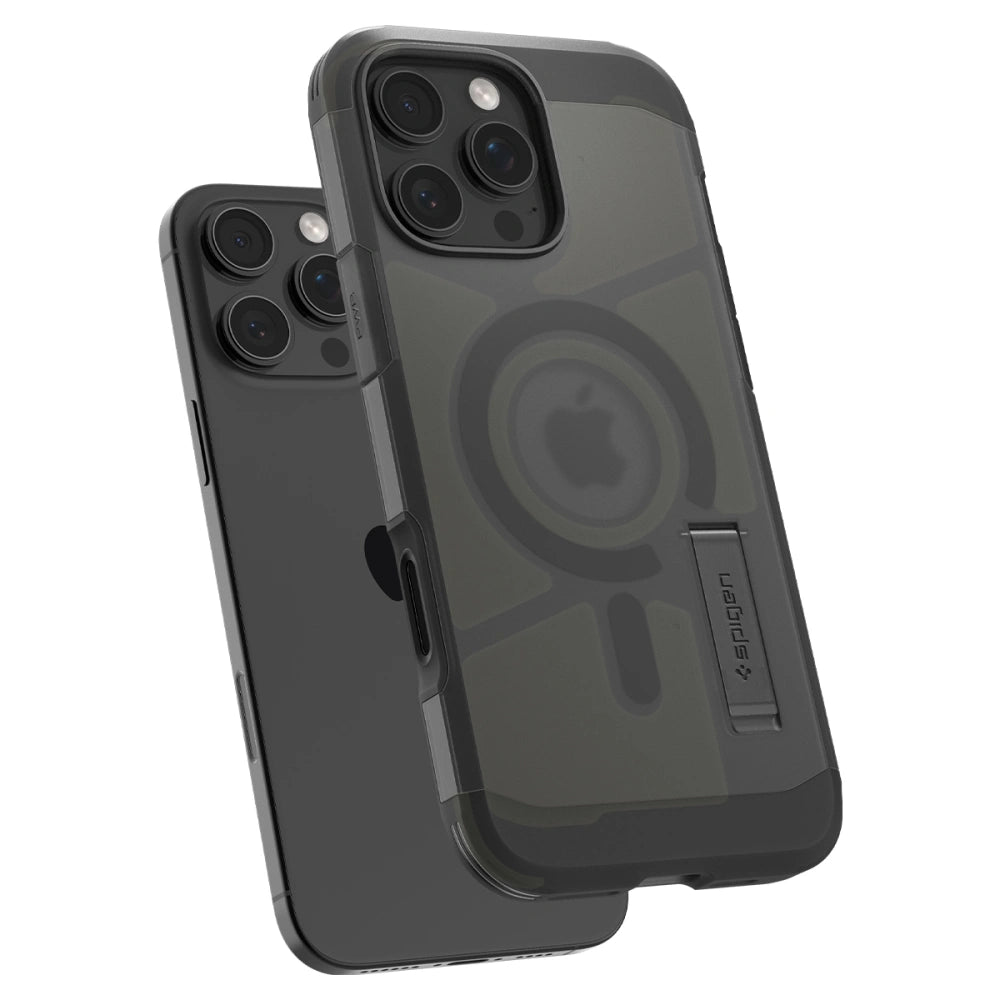 Spigen iPhone 16 Pro Tough Armor T Mag - Σκληρή Θήκη με MagSafe - Frost Black