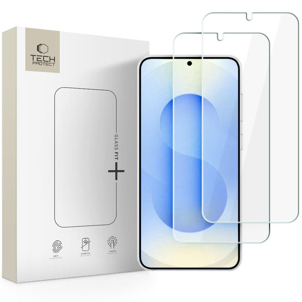 Tech - Protect Samsung Galaxy S26 Plus - Αντιχαρακτικό Γυαλί Οθόνης - Glass Fit+ - 2 Τεμάχια - Clear
