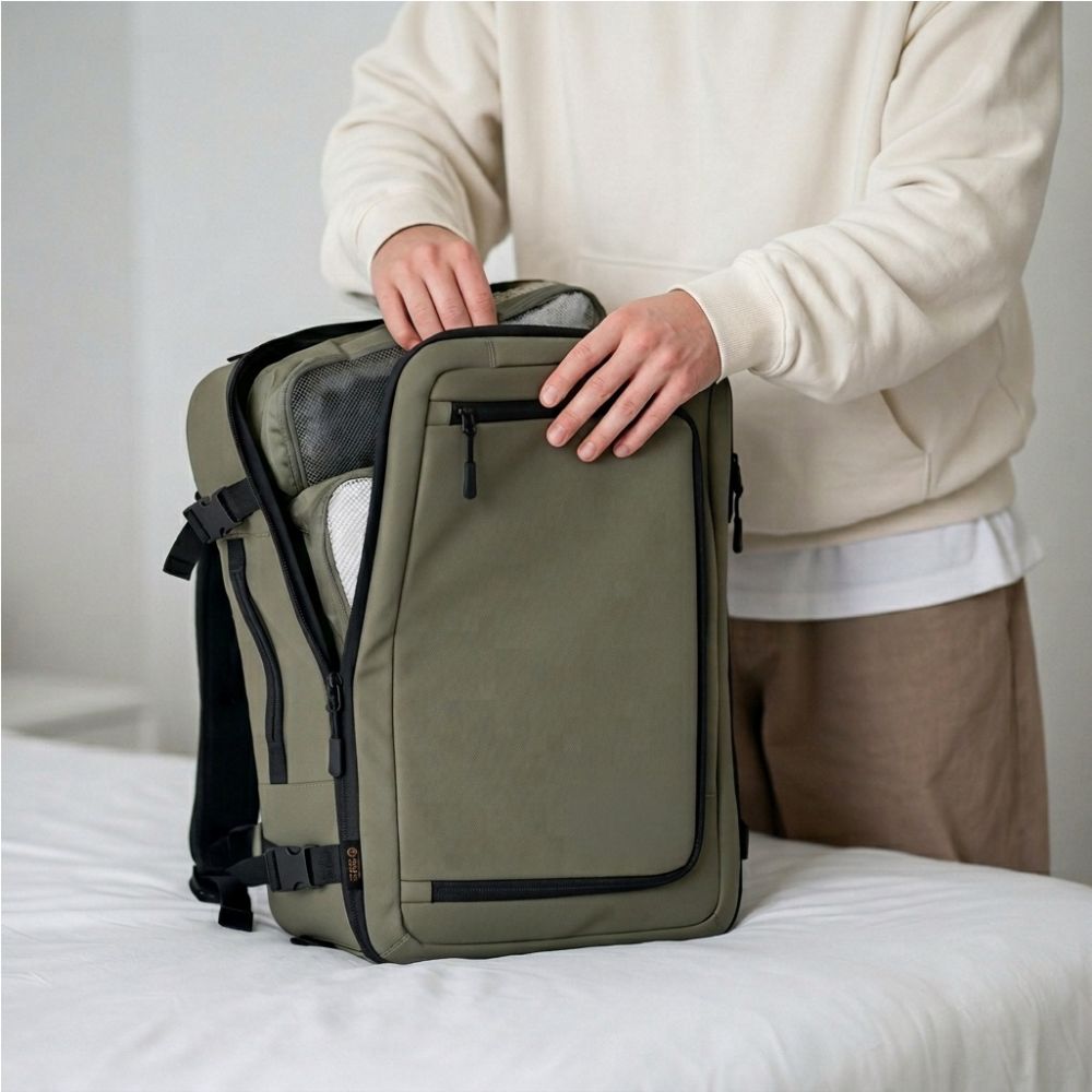 Tech-Protect Σακίδιο Καμπίνας για Laptop - 20L - Defender S50 - Olive Green