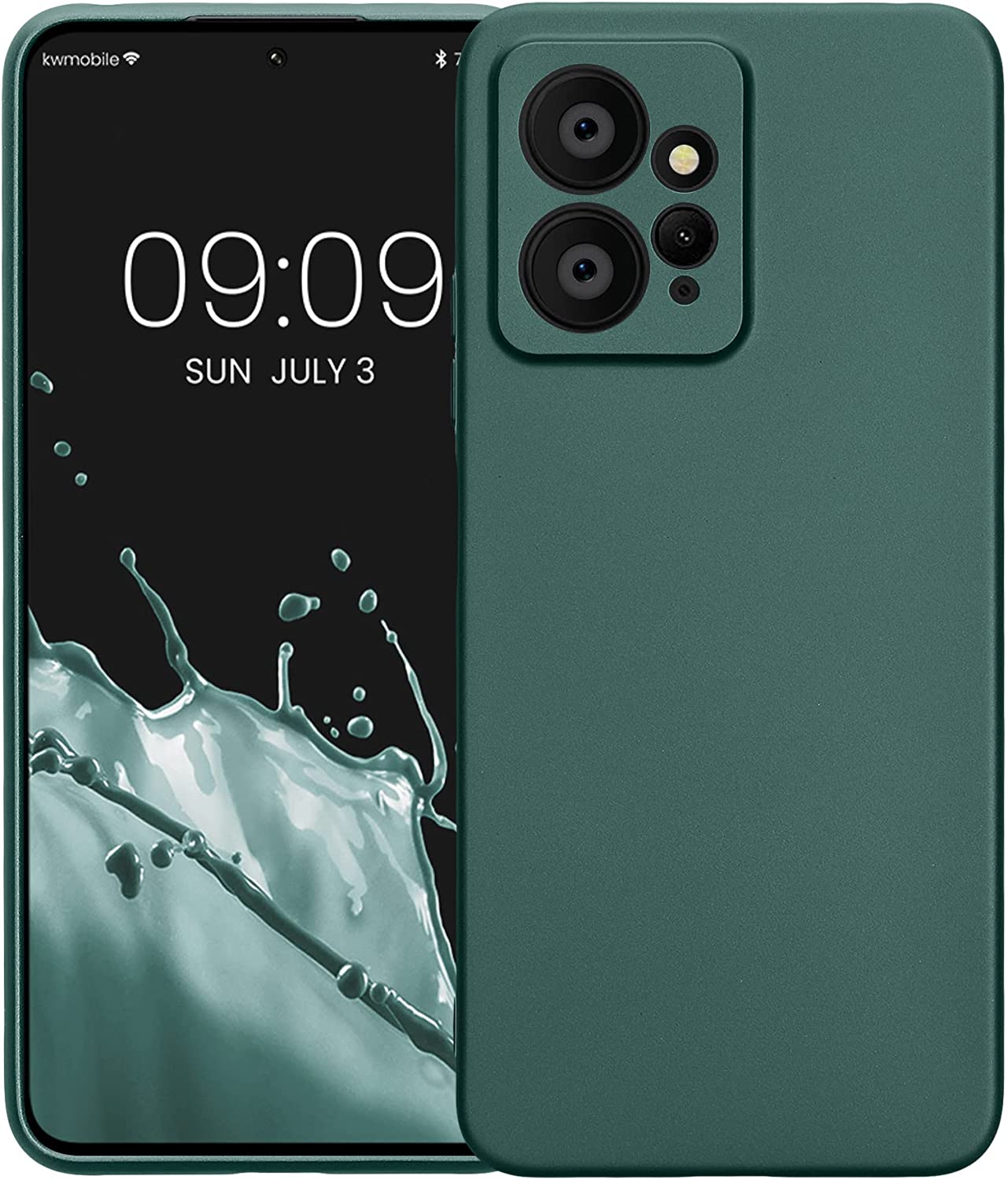 KW Xiaomi Redmi Note 12 4G Θήκη Σιλικόνης TPU - Metallic Petrol - 61175.14