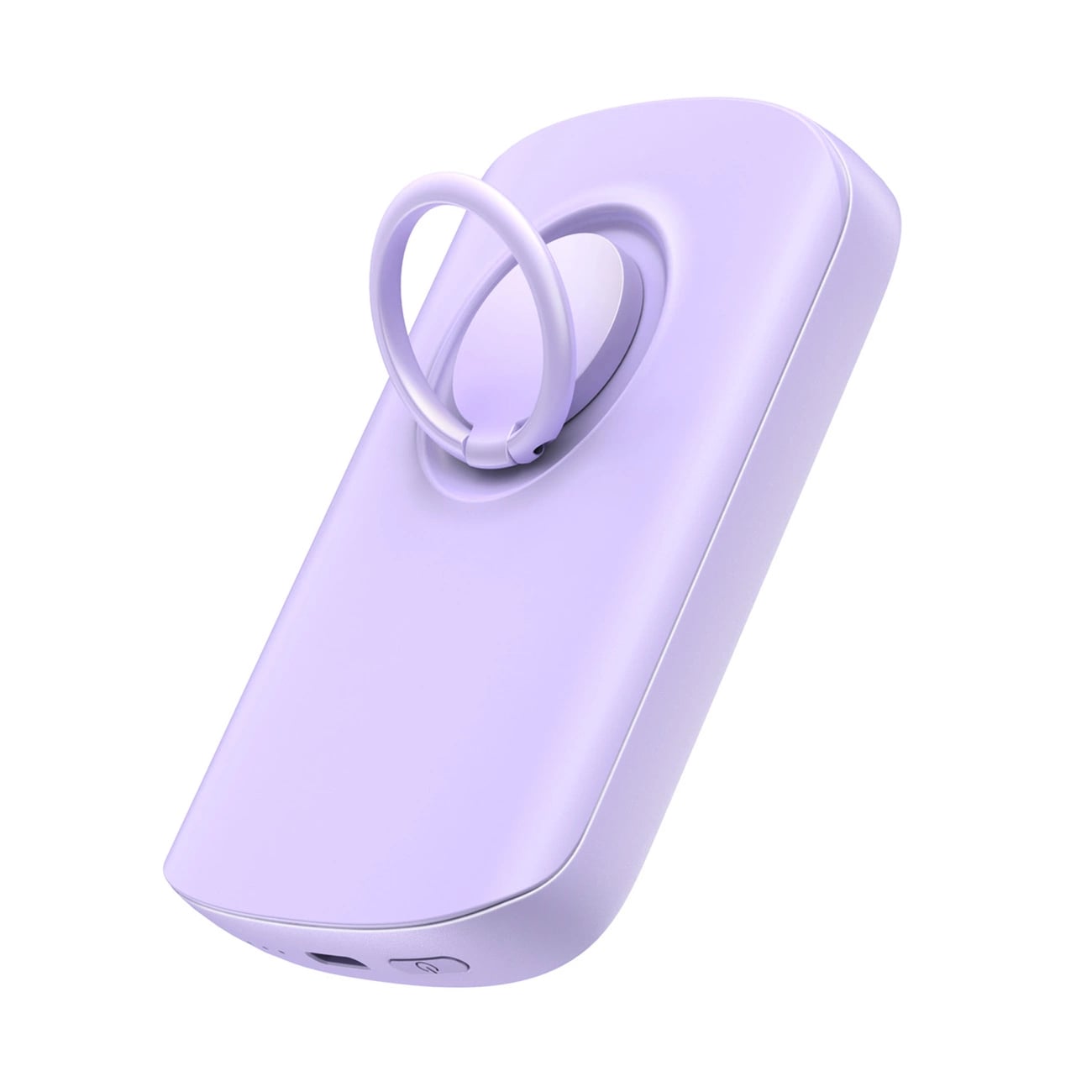 Joyroom JR-W030 20W Magnetic MagSafe PowerBank 6000mAh Ασύρματο MagSafe PowerBank με Θύρα Type-C και Ring Holder - Purple
