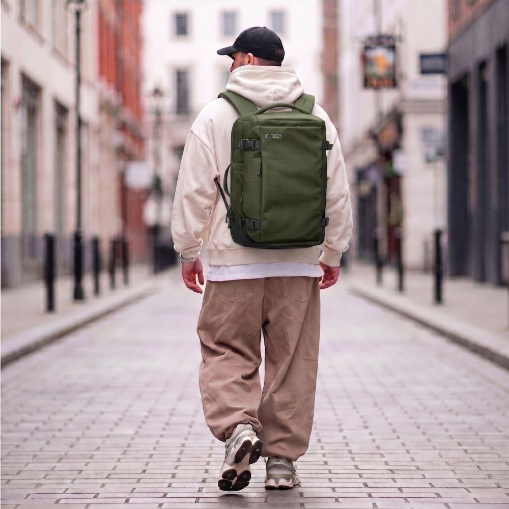 Tech-Protect Σακίδιο Καμπίνας για Laptop - 24L - Defender S70 - Military Green