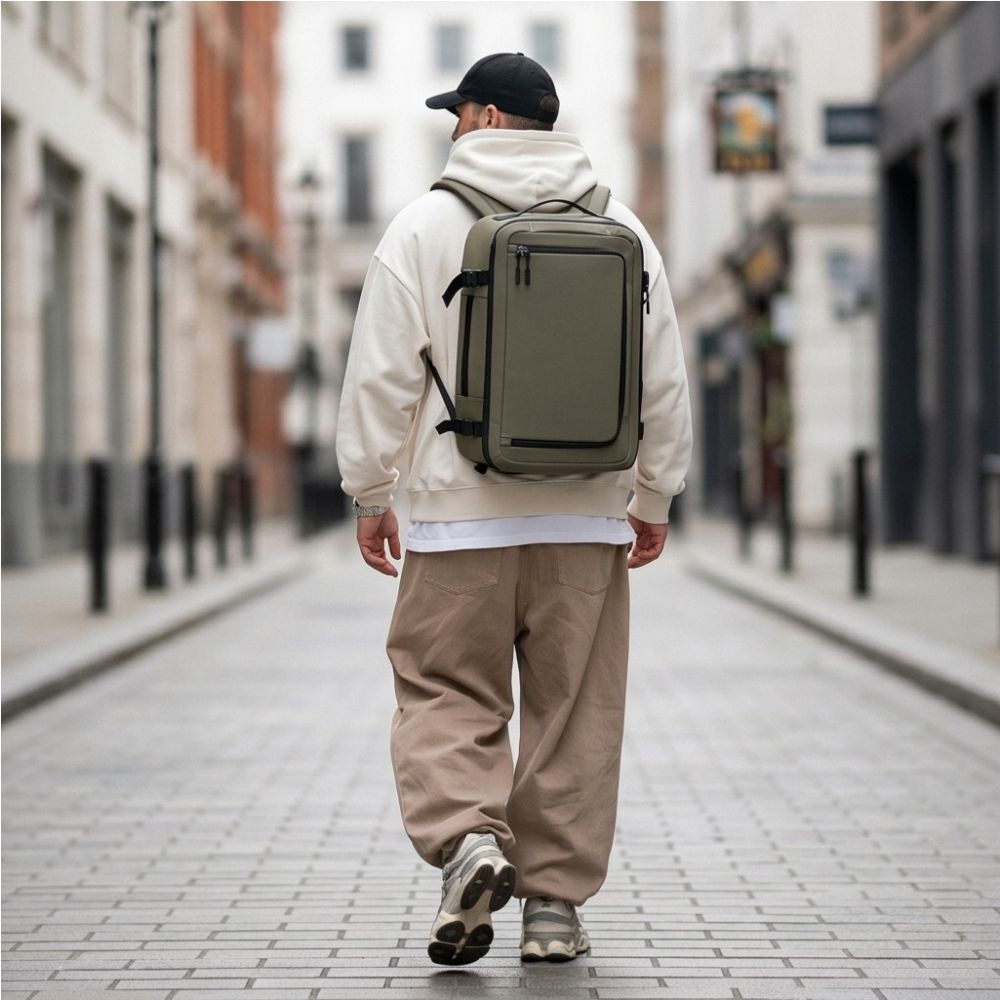 Tech-Protect Σακίδιο Καμπίνας για Laptop - 20L - Defender S50 - Olive Green