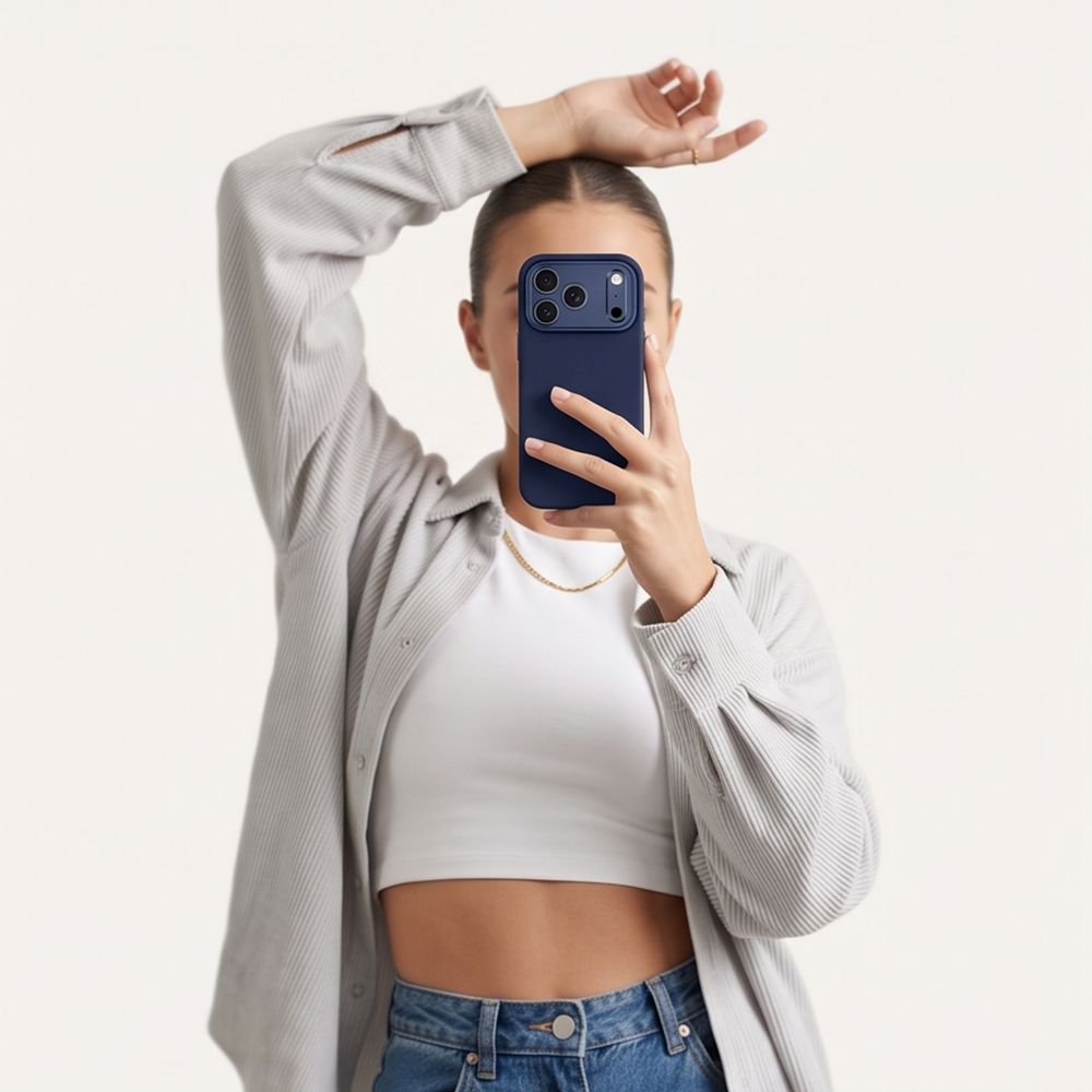 Tech-Protect iPhone 18 Pro / iPhone 17 Pro - Σκληρή Θήκη με Πλαίσιο Σιλικόνης και MagSafe - Uniq MagSafe CC - Deep Blue