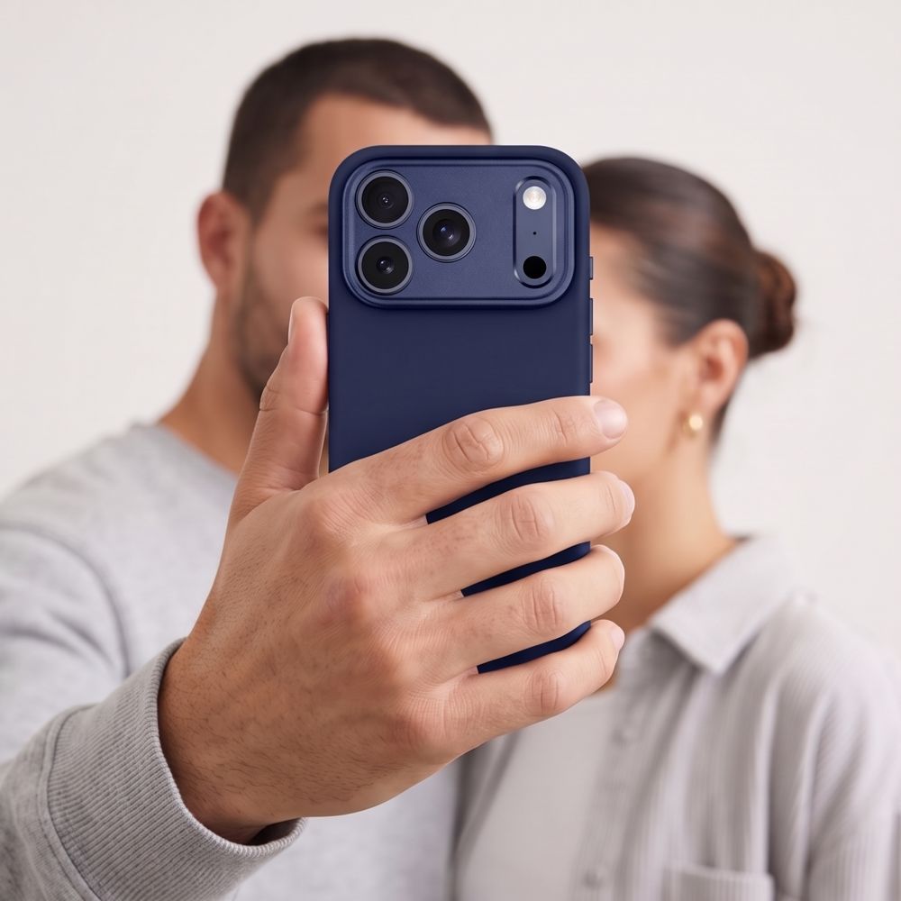Tech-Protect iPhone 18 Pro / iPhone 17 Pro - Σκληρή Θήκη με Πλαίσιο Σιλικόνης και MagSafe - Uniq MagSafe CC - Deep Blue