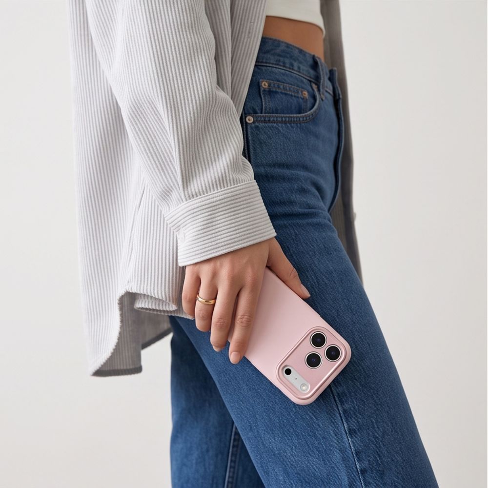 Tech-Protect iPhone 18 Pro / iPhone 17 Pro - Σκληρή Θήκη με Πλαίσιο Σιλικόνης και MagSafe - Uniq MagSafe CC - Soft Pink
