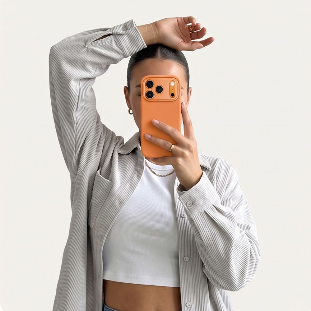 Tech-Protect iPhone 18 Pro / iPhone 17 Pro - Σκληρή Θήκη με Πλαίσιο Σιλικόνης και MagSafe - Uniq MagSafe CC - Cosmic Orange