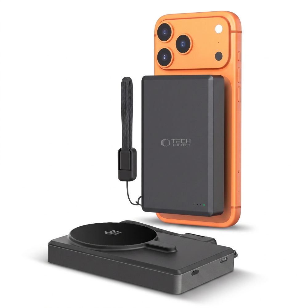 Tech-Protect Μαγνητικό PowerBank Κινητού 10000 mAh 25W Qi2.2 - PB40 Lifemag MagSafe - Black