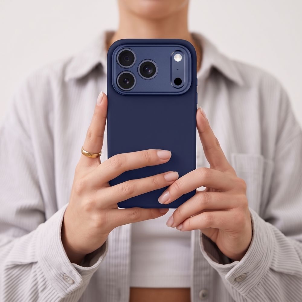 Tech-Protect iPhone 18 Pro / iPhone 17 Pro - Σκληρή Θήκη με Πλαίσιο Σιλικόνης και MagSafe - Uniq MagSafe CC - Deep Blue