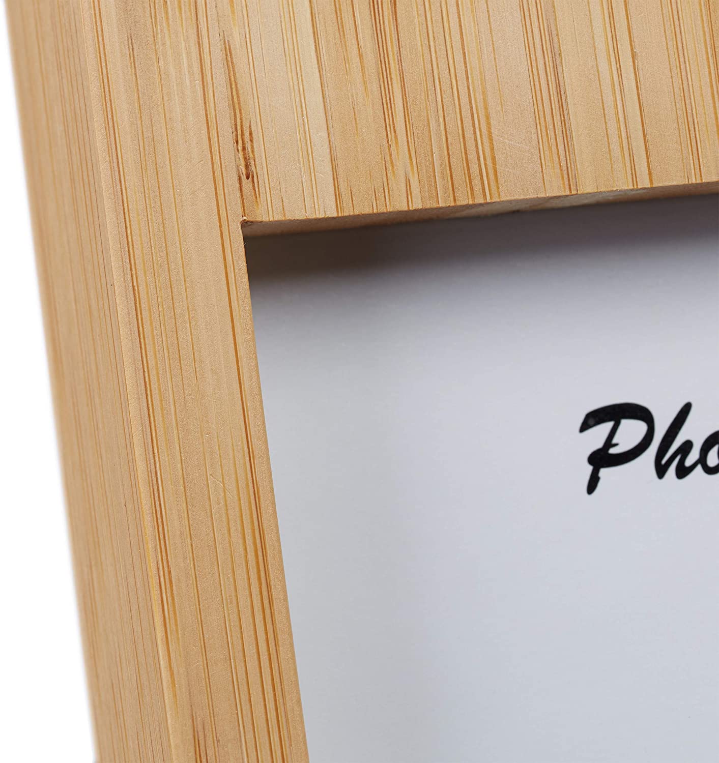 Relaxdays Ξύλινη Κορνίζα για Φωτογραφίες - Natural - 4052025246167