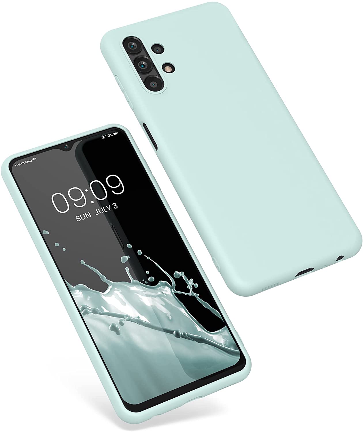 KW Samsung Galaxy A13 4G Θήκη Σιλικόνης TPU - Frosty Mint - 57805.200