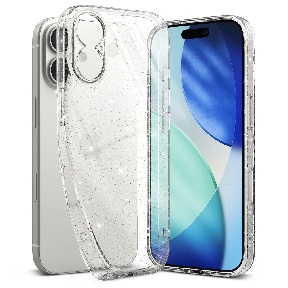 Ringke iPhone 17 - Air Λεπτή Θήκη Σιλικόνης - Glitter / Clear
