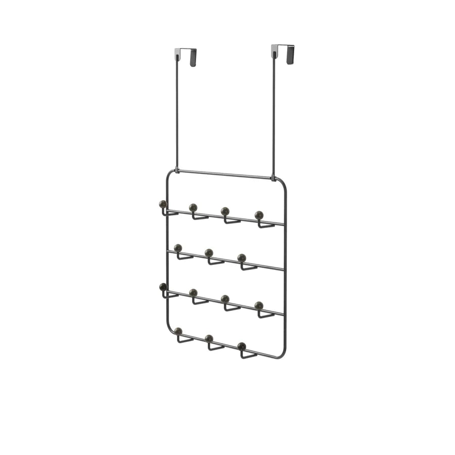 Umbra Estique Κρεμάστρα Πόρτας και Τοίχου με 14 Γάντζους - Black / Walnut