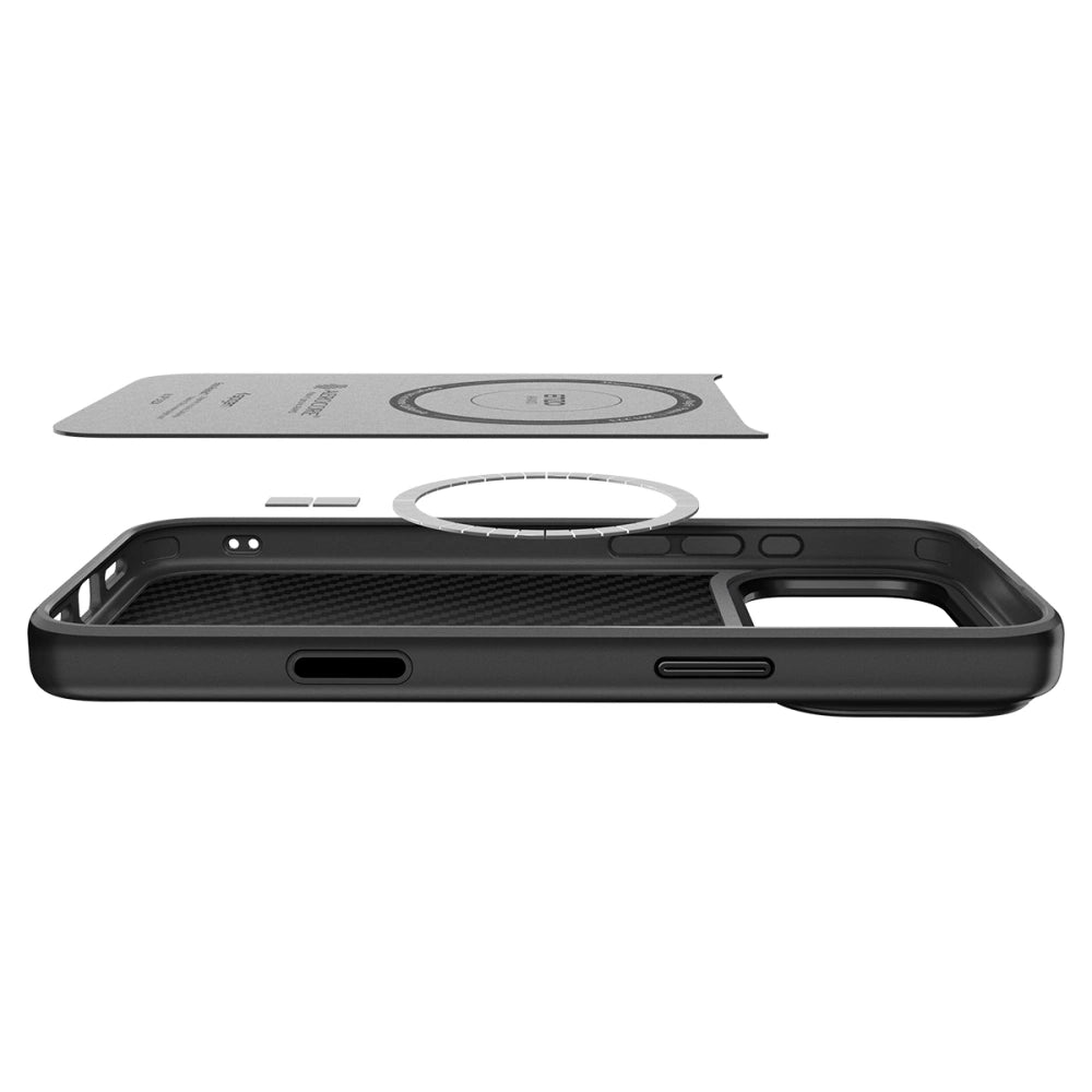 Spigen iPhone 17 Pro Max - Enzo Aramid T Mag - Σκληρή Θήκη Aramid Fiber με MagSafe - Black