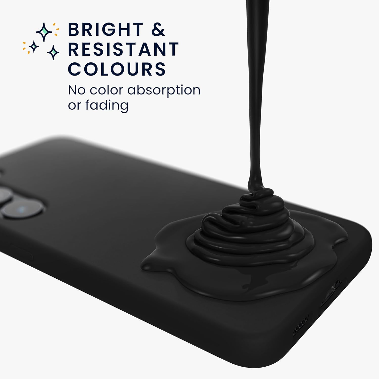 KW Samsung Galaxy S24 Ultra Θήκη Σιλικόνης Rubberized TPU - Black