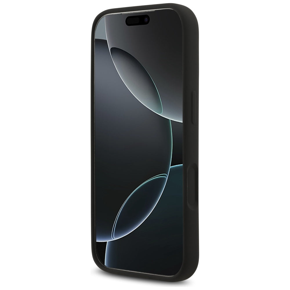 Karl Lagerfeld iPhone 17 Pro Max - Silicone Karl and Choupette Ring MagSafe Θήκη Σιλικόνης - Black - KLHMP17XSCMKCRHK