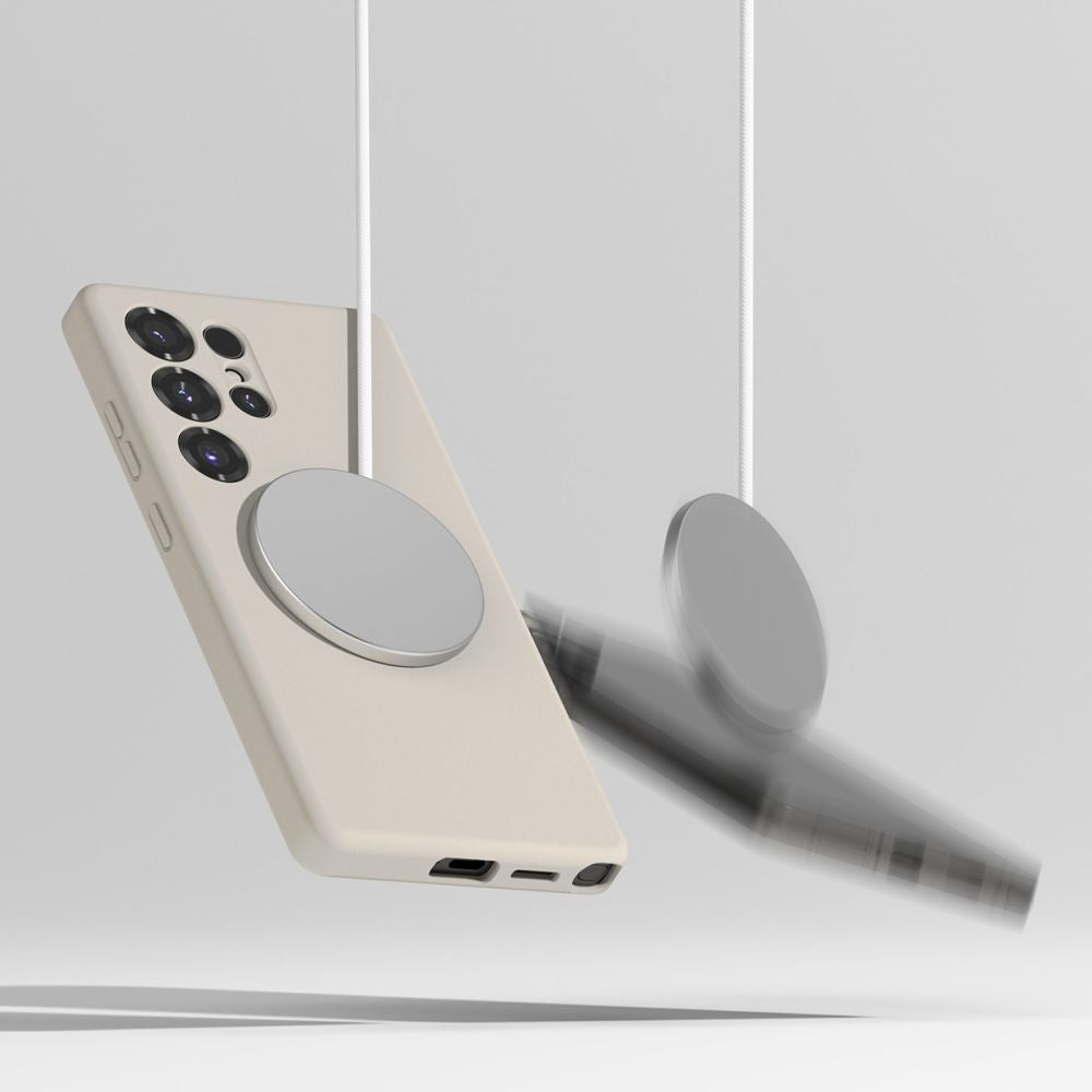 Ringke Samsung Galaxy S25 Ultra Silicone Magnetic MagSafe Case Θήκη Σιλικόνης με MagSafe - Stone